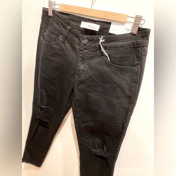 KanCan, Size 10, Black, Distressed Jean - NWT - Picture 5 of 11
